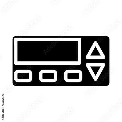 Pager Vector Glyph Icon Design