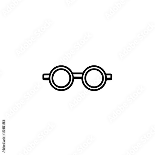 Modern Swimming Goggles Icon Vector