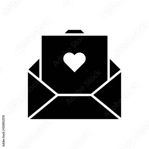 Email vector illustration line icon icons design