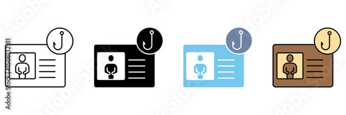 IDENTITY THEFT concept line icon. Simple element illustration.