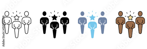 PERSONALITY concept line icon. Simple element illustration.