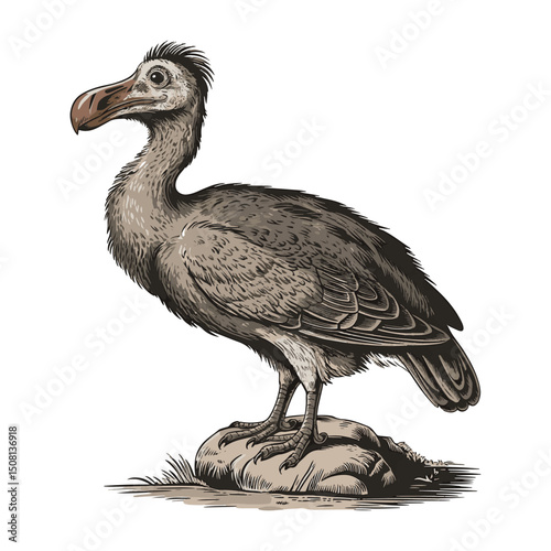 Dodo bird vector illustration design