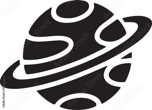 planet shape, space icon, silhouette planet, space object, celestial body, astronomy icon, orbit shape, solar system, globe icon, round planet, universe figure, cosmic icon, dark planet