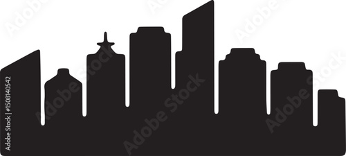 cityscape shape, skyline silhouette, urban skyline, city outline, skyscraper icon, buildings vector, city skyline, silhouette buildings, modern city, metropolitan shape, architecture icon