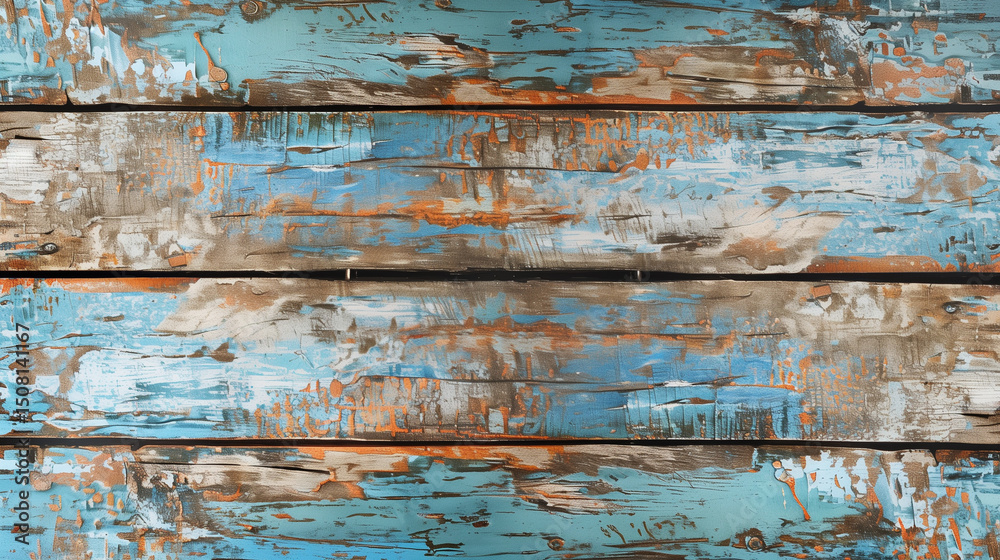 Obraz premium Wooden Texture. Close up of wall made of wooden planks