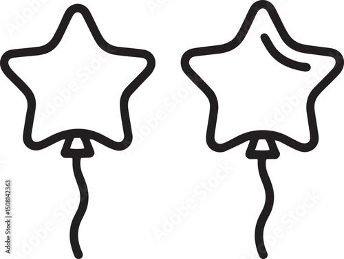 balloon shape, party icon, helium balloon, celebration balloon, round balloon, floating item, party silhouette, black balloon, vector balloon, cheerful graphic, event item