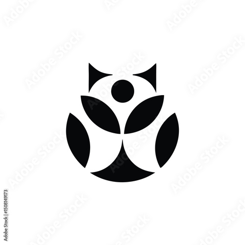 cat silhouette.  cat logo icon vector illustration.cat illustration.

