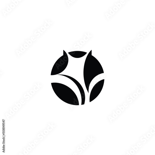 cat silhouette.  cat logo icon vector illustration.cat illustration.
