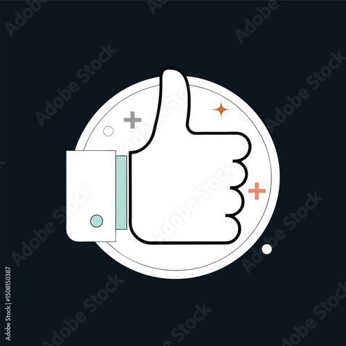 thumb up and down
