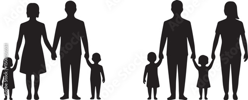 family shape, parent child, family group, silhouette family, togetherness icon, couple child, mother father, family bond, household symbol, unity shape, love icon, people group, domestic scene,