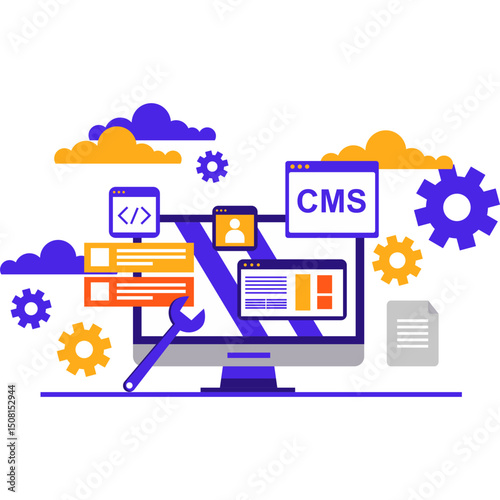 Web Development Illustration