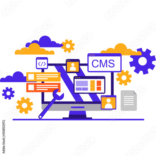 Web Development Illustration