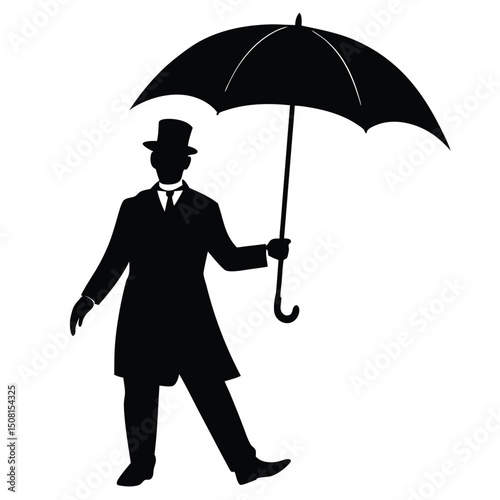  Gentleman with Umbrella