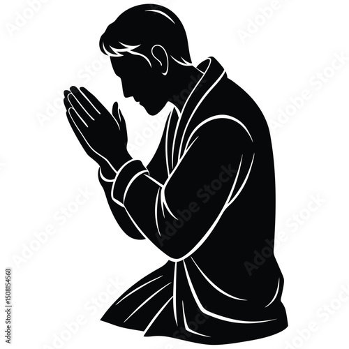 Man in Prayer