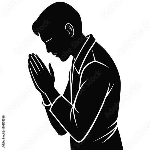 Man in Prayer