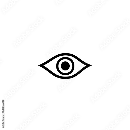 vector illustration of an eye