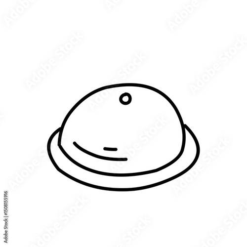 cloche line icon