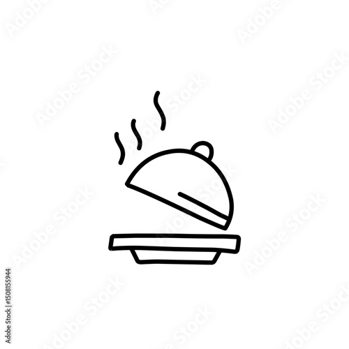 cloche line icon
