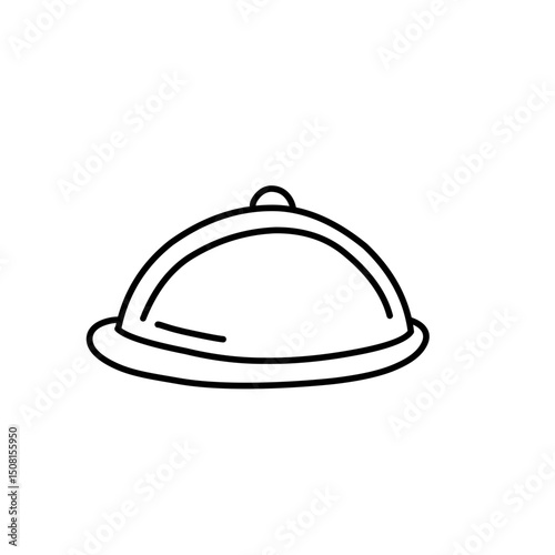 cloche line icon
