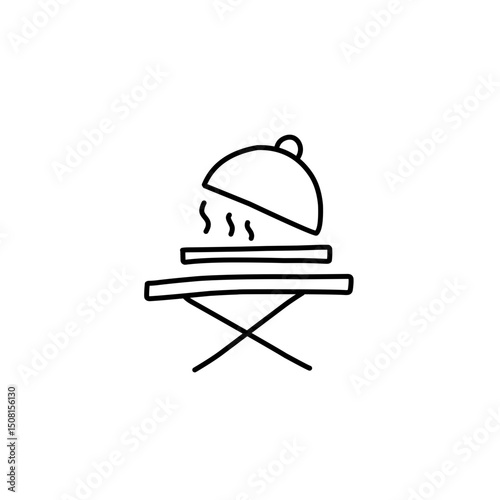 cloche line icon