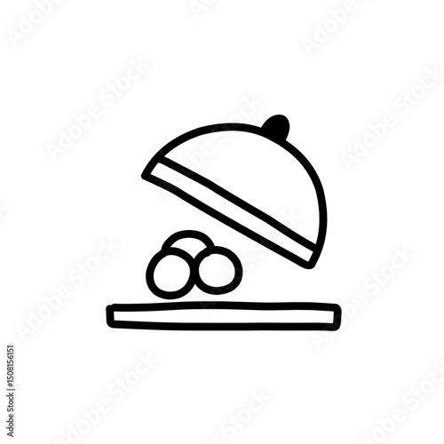 cloche line icon