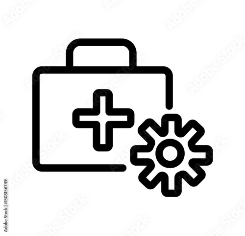 medical treatment vector icon