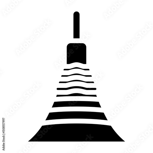 Wat Arun Vector Glyph Icon Design