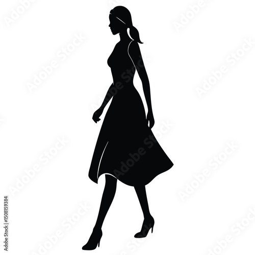 silhouette of a woman