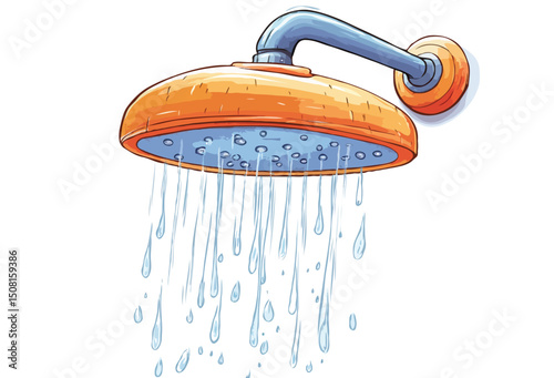 shower vector art
