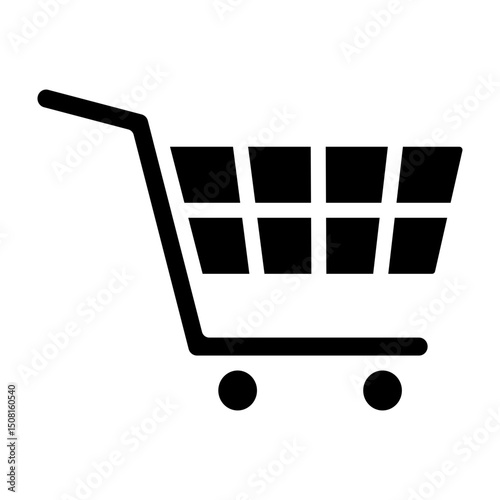 Cart Vector Glyph Icon Design