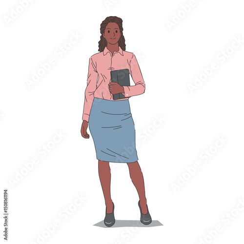 illustration of Professional Women at Work,
Boss Lady illustration in Business Scenes
Women in the Workplace 