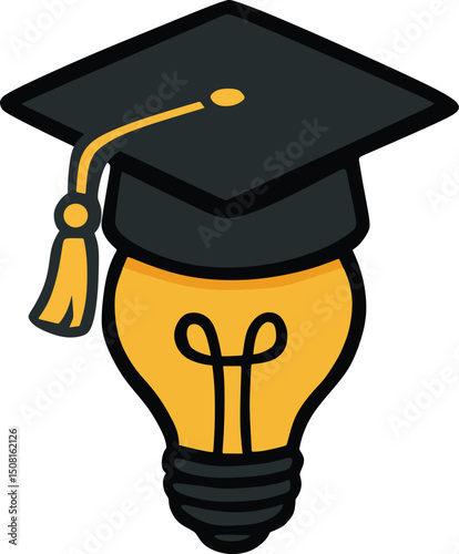 graduation cap vector
