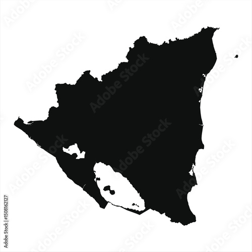 Simple Layout of Nicaragua