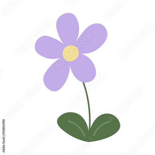 Hand Drawn Flower Element