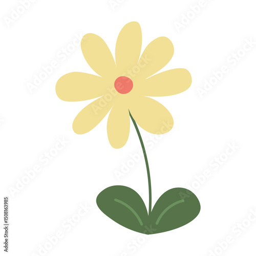 Hand Drawn Flower Element
