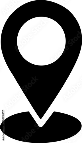 Location pin icon. Map pin place marker. . Map marker pointer icon . symbol collection. Flat style - stock vector . Location icon. Map marker pointer icon GPS location symbol collection. Modern map ma