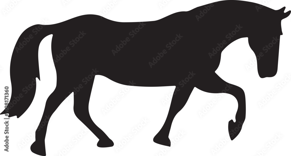 Obraz premium dog silhouette, pet dog outline, canine shape vector, black dog graphic, puppy silhouette, silhouette of a dog, dog icon vector, silhouette dog breed, man's best friend silhouette, dog clipart black, 