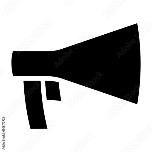 Megaphone  Vector Glyph Icon Design