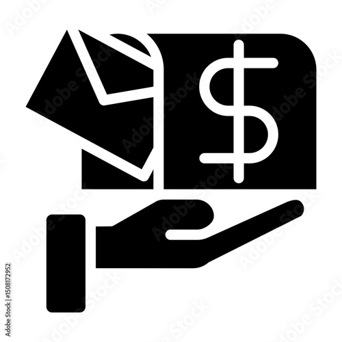 Sponsored Post  Vector Glyph Icon Design