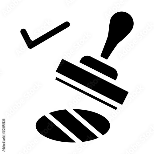 Guarantee Vector Glyph Icon Design