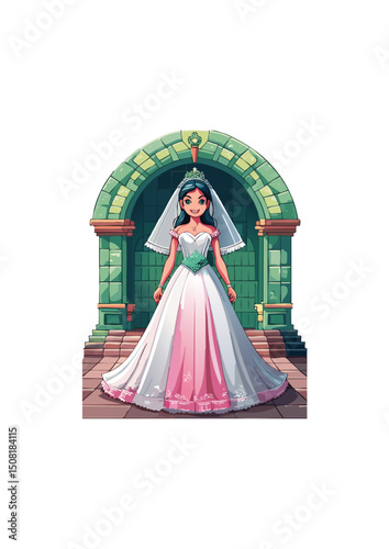 wedding dress is undoubtedly a beautiful garment, the bride's own radiance is what truly makes her stunning on her wedding day.
