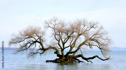 Alter Baum am Ufer des Bodensee