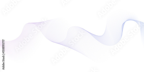 Energy abstract smooth blue frequency isolated element creative blend curve flow line technology modern white web banner vector beautiful waveform light music energy design.	
