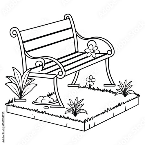 illustration of old fashioned objects