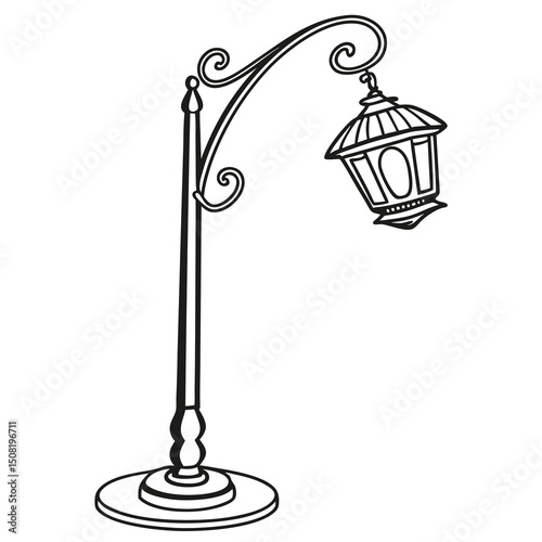 vintage street lamp