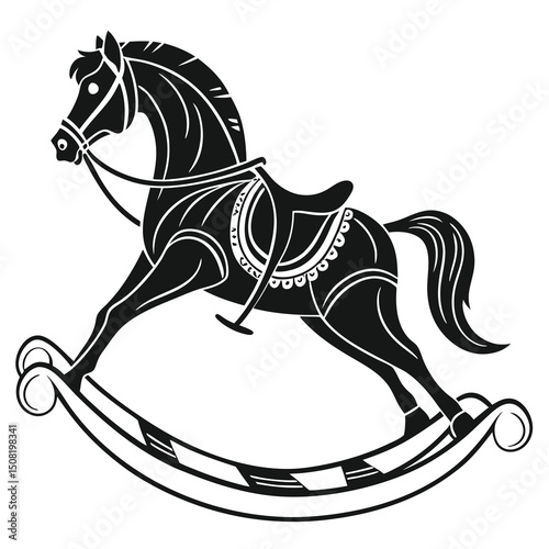 horse head vector illustration