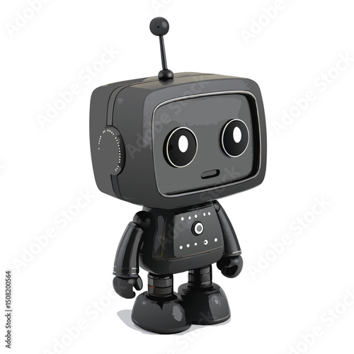 3d render of a robot