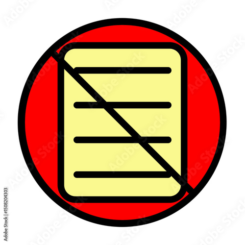 Paperless Vector Filled Icon Design