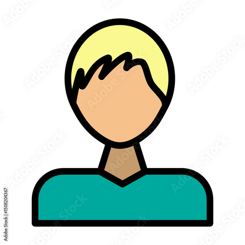 User Vector Filled Icon Design