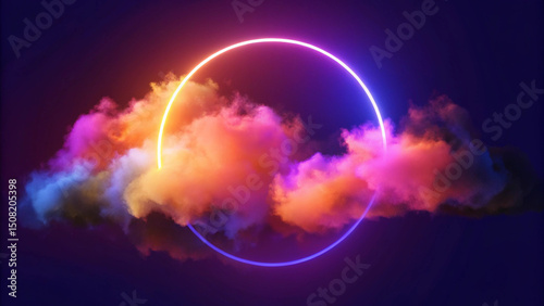 Vibrant Abstract Color Gradient